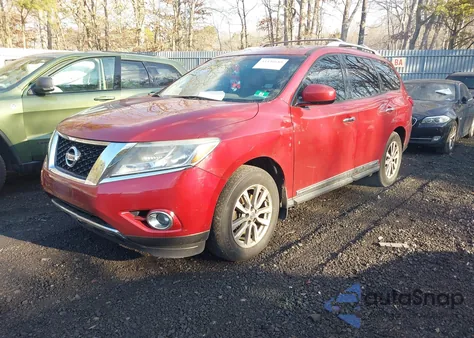2014 Nissan Pathfinder Sl from USA, damaged, VIN 5N1AR2MM8EC712213